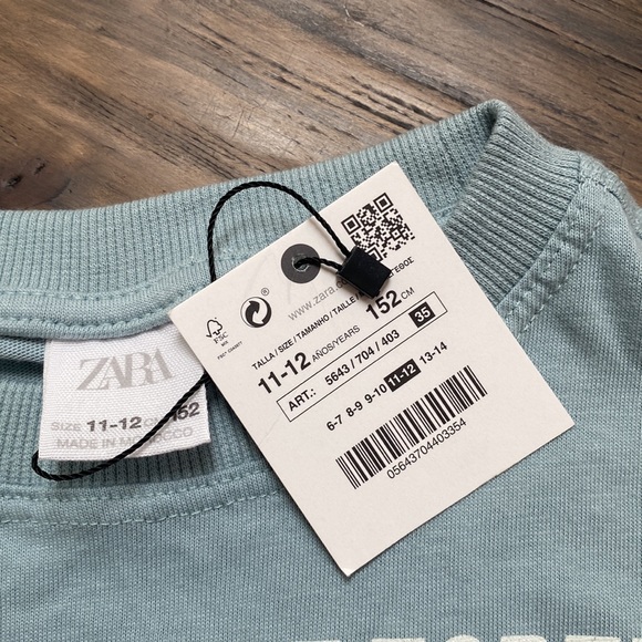 Zara Raglan Long Sleeve T-shirt - Picture 4 of 5